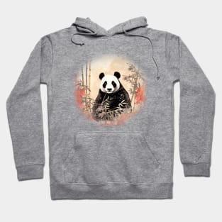 Panda bear with bamboo Hoodie